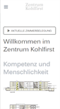 Mobile Screenshot of kohlfirst.ch